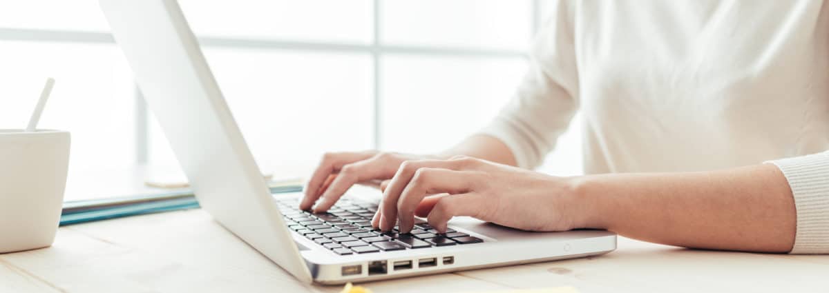 woman at computer