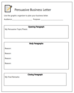 How to organize a business letter